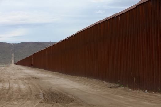 More than half of the border-wall construction since 2016 has been along Arizona's southern border with Mexico. (Scott Griesel/Adobe Stock)