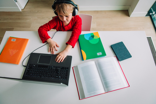 The nonprofit Save the Children says the digital divide is one reason children lagged behind in schoolwork during the pandemic. Four in 10 West Virginia families don't have reliable internet service. (Adobe Stock)