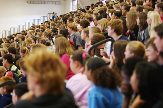 If Missouri's House Bill 1858 becomes law, students would need written permission from their parents in order to attend school assemblies. (Michael Chamberlin/Adobe Stock)