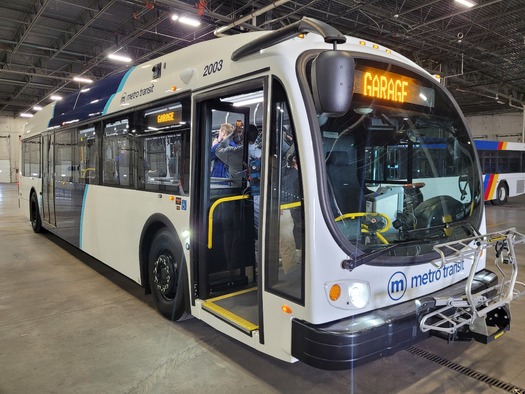 According to city documents, Madison's new electric bus fleet will cost about $70 million. In its 2022 budget, the city set aside roughly $26 million in local funding for the project. (Jonah Chester)