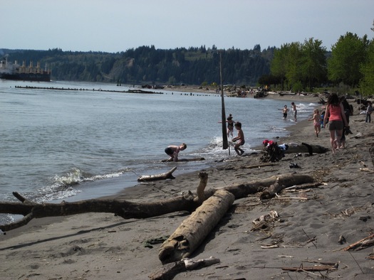 Willow Grove Park is home to a popular beach near Longview, Wash. (Columbia Riverkeeper)