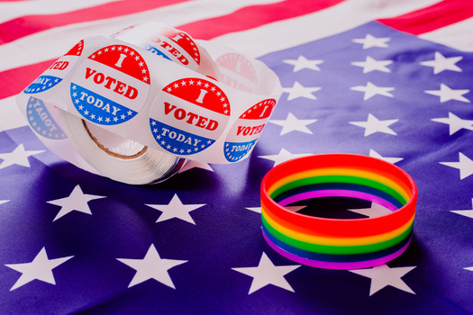In the 2020 election, nearly nine million LGBTQ adults in the U.S. were registered to vote. (Adobe Stock)