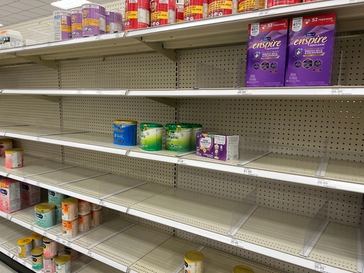 According to the Center for American Progress, low-income women and women of color are more likely to rely on infant formula. (Adobe Stock)