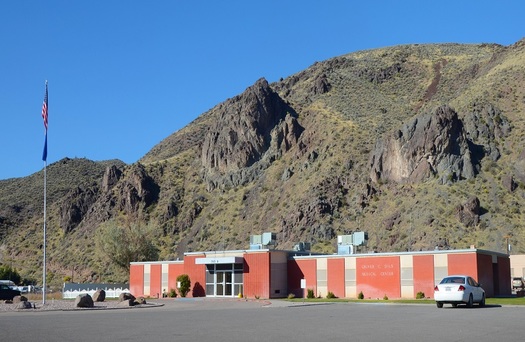 Grover C. Dills Medical Center in Caliente is one of 13 critical-access hospitals in Nevada. They are spread out over 90% of the state's landmass but serve only 10% of the population. (NRHP)