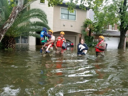 When Category 4 Hurricane Harvey made landfall on Texas and Louisiana in August 2017 it killed more than a hundred people. (army.mil)