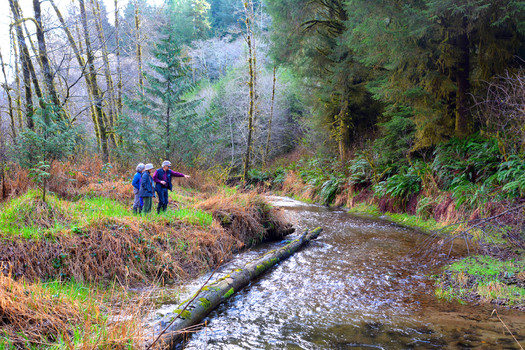 The Yaquina River is located on the central Oregon coast, meeting the Pacific Ocean near Newport. (Bobby Hayden)