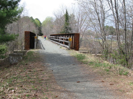 The Northern Rail Trail, where people with mobility issues will soon be able to partner with volunteer cyclists to access, runs 58 miles in western New Hampshire. (Wikimedia Commons)