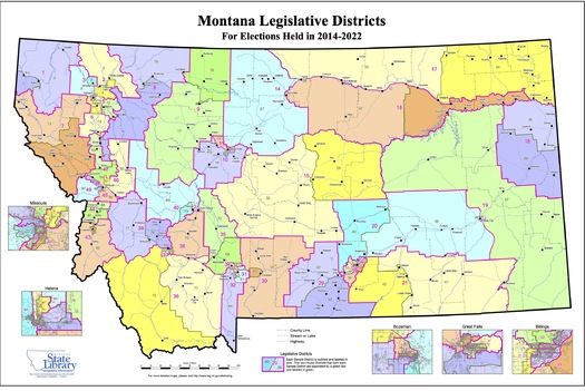 Montana's current legislative map is in place until state-level elections in 2024. (leg.mt.gov)