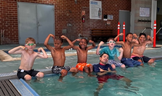 YMCA swim classes are one of many activities made possible this summer by grants via the Los Angeles County Summer Learning Initiative by the California Community Foundation. (YMCA of Metropolitan L.A.)