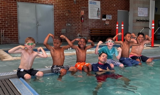 YMCA swim classes are one of many activities made possible this summer by grants via the Los Angeles County Summer Learning Initiative by the California Community Foundation. (YMCA of Metropolitan L.A.)