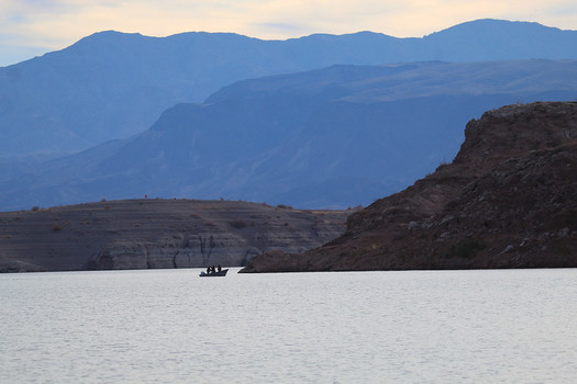 Lake Mead is at 27% of capacity and has dropped 10% in the past two months. (Renee Grayson/Flickr)