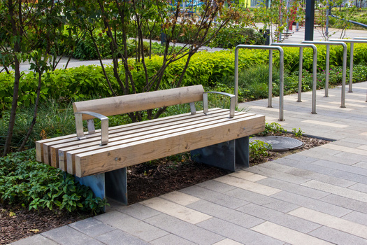 Those involved with AARP's Community Challenge grant program say smaller efforts, such as installing park benches in an undeserved area, can go a long way in helping to make a place livable for everyone. (Adobe Stock)