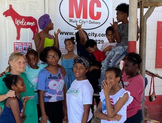 The Four Leaf Clover Program is a small group making a big difference in Benson, N.C., where its volunteers organize summer day trips and provide lunches for local children. (Cleo McKinnon)<br />