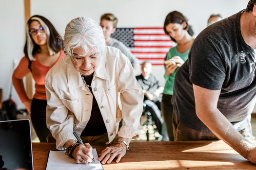 About two-thirds of women age 50 and older say they will not make their decisions until weeks or just days before election day. (Adobe Stock)