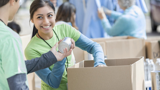 Food banks help the one in five New Mexico children estimated to be at risk for hunger, and one in eight overall, according to Roadrunner Food Bank. (dosomething.org)