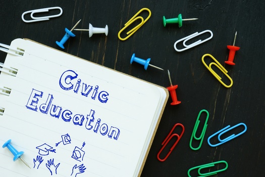 In the past year, school districts have been pressured by conservative groups to weed out certain teachings about race. But others say there should be more concern about the lack of civics curriculum. (Adobe Stock) 