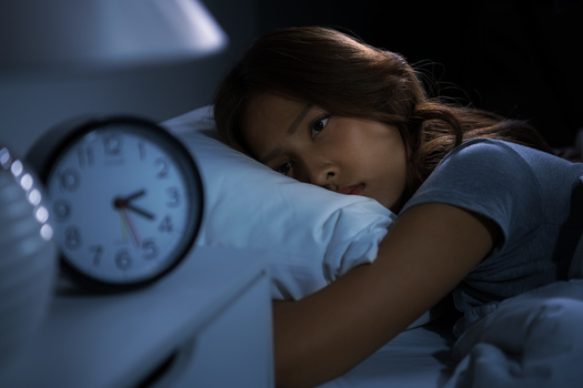 Trouble sleeping and insomnia are often overlooked symptoms of anxiety disorders. (Adobe Stock)