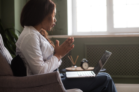 Teletherapy has become a popular option for providing mental health services, and it's now covered by many insurance plans. (kalinichenkod/Adobe Stock)