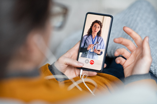 A new report found in the first year of the pandemic, 44% of continuously enrolled Medicare fee-for-service beneficiaries had a telehealth visit. (Adobe Stock)