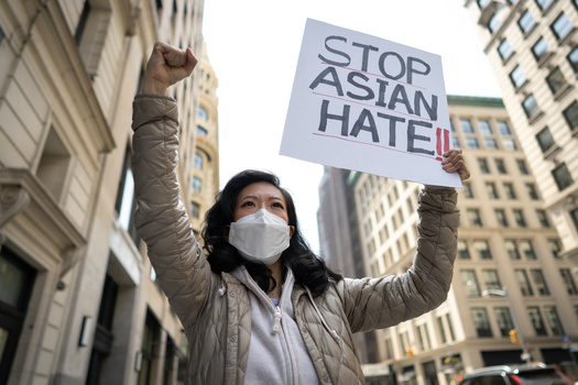 According to a 2021 report from Stop AAPI Hate, the state of New York had the second-highest percentage (15.7%) of anti-Asian hate-crime reports. California was the highest, at 38.1%. (Adobe Stock)