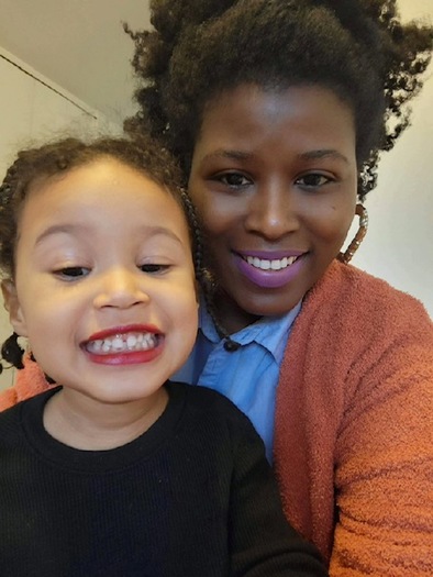 Cambridge parent and Baby University graduate Shirley Elliott learned about her daughter Asira's emotional, physical and cognitive-linguistic growth in the course, setting her up for success in school and later in life. (Elliott)