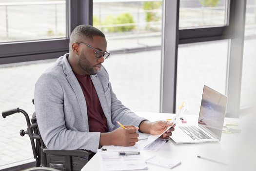 According to the U.S. Department of Labor, employment for adults with disabilities rose to 38% in September 2022, up from 35.1% in 2021. However, this is still less than half the employment rate for people without disabilities. (Adobe Stock)