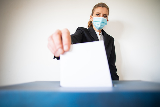 Two in five U.S. voters say they are worried about threats of violence or voter intimidation at polling stations during the midterm election, according to a Reuters/Ipsos poll. (Adobe Stock)