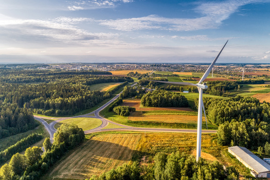 Texas leads the nation in wind-powered electricity generation, producing nearly 26% of the U.S. wind energy, according to the Texas Comptroller's website. (nordroden/Adobe Stock)