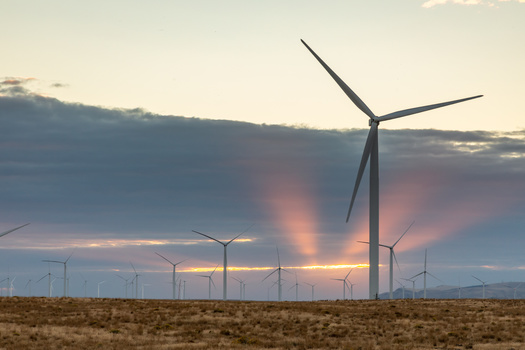 The Wheatridge Renewable Energy Facility has 300-megawatt wind farms and a 50-megawatt solar farm. (Chad/Adobe Stock)