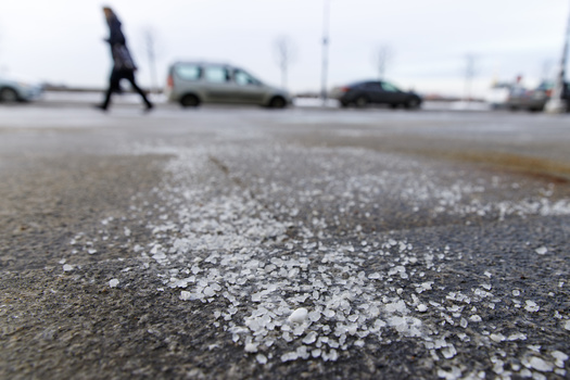 Environmental experts say once chemicals from road salt enter a body of water, they are almost impossible to remove, requiring expensive and energy-intensive processes like reverse osmosis. (Adobe Stock)