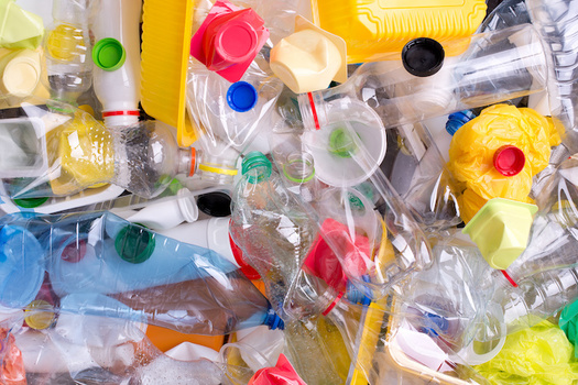 Humans use about 1.2 million plastic bottles per minute in total, and more than 90% of plastic is not recycled, according to Earth Day Network. (Adobe Stock)