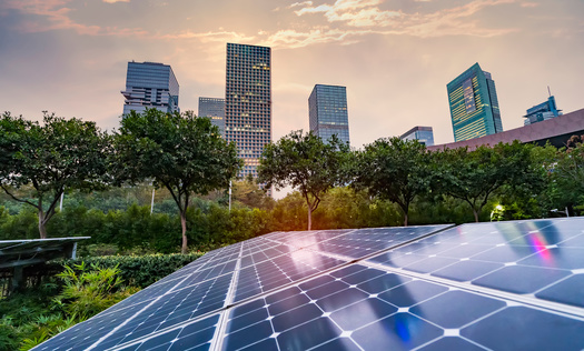 According to a new report, clean-energy pathway reduces emissions drastically, cutting CO2 emissions by 92% by 2035 and 97% by 2050. (Xiaoliangge/Adobe Stock)