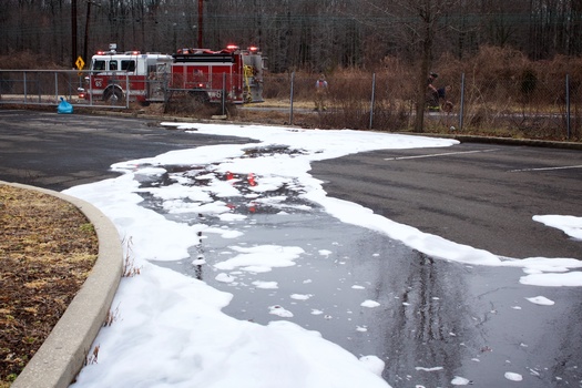 Per- and polyfluoroalkyl substances, known as PFAS chemicals, have been used in a range of products, including firefighting foam. (Adobe Stock)