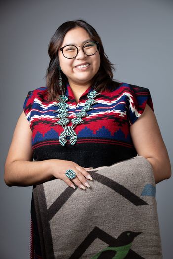 In 2019, Ty'Lesha Yellowhair worked with the town of Gilbert as its Native American management intern, as part of its Family Violence Unit. (Photo courtesy of Yellowhair)