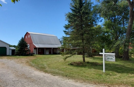 The average farmer is around 58 years old, according to the USDA. The owners of Meadow Farm and Preserve in Fayette County, Ohio, pictured above, purchased their farm from a retiring couple. (Sharon Maish)