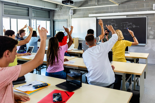 In the fall of 2020, among four-year universities and community colleges nationwide, male freshmen enrollment declined 1.3%, while female freshmen enrollment fell 3.2%. (Adobe Stock)