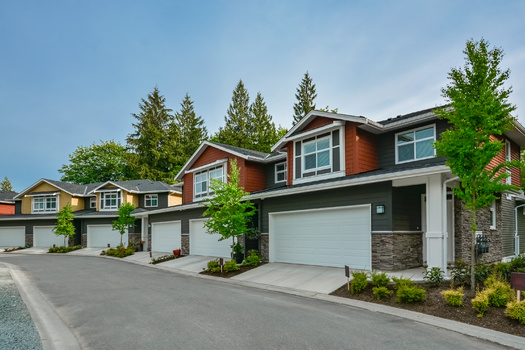 A bill in the Washington Legislature would lift cities' restrictions on multifamily housing like triplexes, seen above. (Imagenet/Adobe Stock)