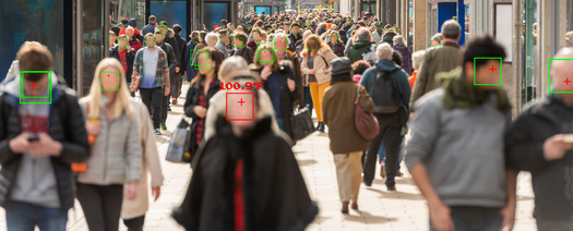 Facial-recognition technology companies, which originally partnered with law enforcement, are now working with schools and universities to increase safety and prevent shootings by denying campus access to people who have been banned, or to monitor activity inside school buildings. (Adobe Stock)