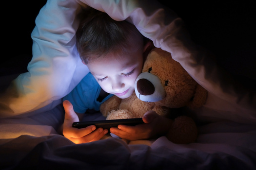 Too much screen time at night has shown to be detrimental to children's sleep cycles. (Elena/Adobe Stock)
