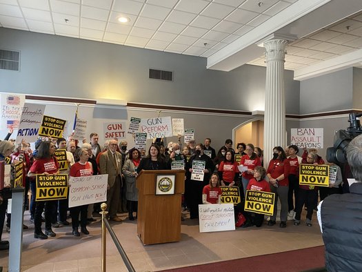 Advocates for gun safety are pressing lawmakers in New Hampshire to follow the lead of other New England states with stricter gun safety laws. In New Hampshire, an average of five children and teens die by guns every year. (Granite State Progress)