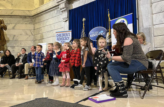 Children's Advocacy Day at the Kentucky Capitol began in 2004 as an effort to unite advocates from across the state to raise their voices on behalf of children's safety, health, education and economic well-being. (Mara Powell) 