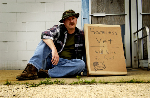 The Department of Veterans Affairs says homelessness among military veterans has decreased by 11% since 2020. (Adobe Stock)