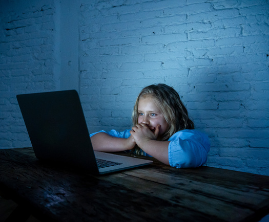 A new national study says rates of online childhood sexual abuse are particularly high for girls at 23% compared to 7% for boys. (Adobe Stock)