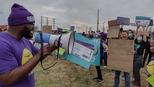 Americans strongly support unionization, according to a 2022 Gallup poll in which 71% of respondents approved of unions, marking the highest point nationally since 1965. (Adobe Stock)