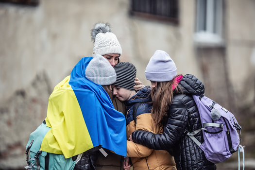 The United Nations estimates that close to 6 million people have been internally displaced in Ukraine while nearly 8 million Ukrainian refugees have fled to neighboring countries and across Europe since the war began in February 2022. (Adobe Stock)