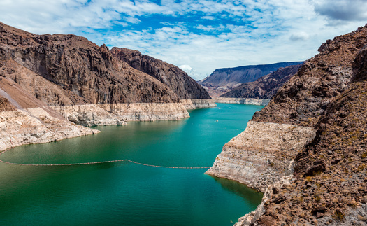 Scientists say recent rainfall has slightly increased levels at Lake Mead, but say it will not have an impact on levels in the long term. (Adobe Stock)