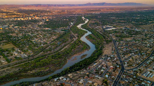 In 2022, a stretch of the Rio Grande flowing through Albuquerque ran dry for the first time in 40 years. (LeoYorkPhotos/AdobeStock)