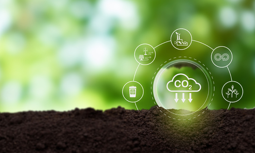 Last year's federal Inflation Reduction Act expanded the tax credit for direct air-carbon capture by 360%. A new study questions whether state and federal governments should be subsidizing the approach to carbon removal. (Adobe Stock)