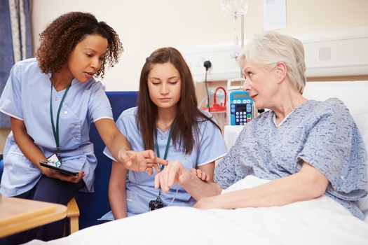 Nontraditional learning is seen as an option to address the U.S. nursing shortage, often attributed to burnout from the pandemic and many nurses searching for lower stress and better pay. (Adobe Stock)