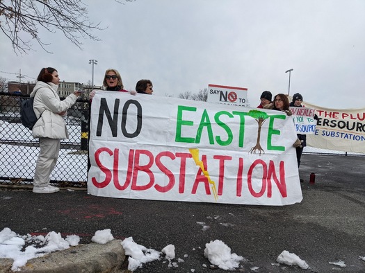 According to Extinction Rebellion, at least eight activists have been arrested at the construction site of the East Boston substation since Eversource began work on January 11. (Extinction Rebellion)